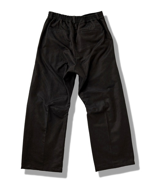 セール】【NO ID.】Coating Twill Cocoon Trousers / コーティング