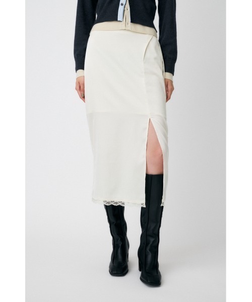 MOUSSY(マウジー)の「【25年AW新作】DOT SATIN スカート(スカート・レディース・オフホワイト/ブラック・1/2)」の5枚目の写真