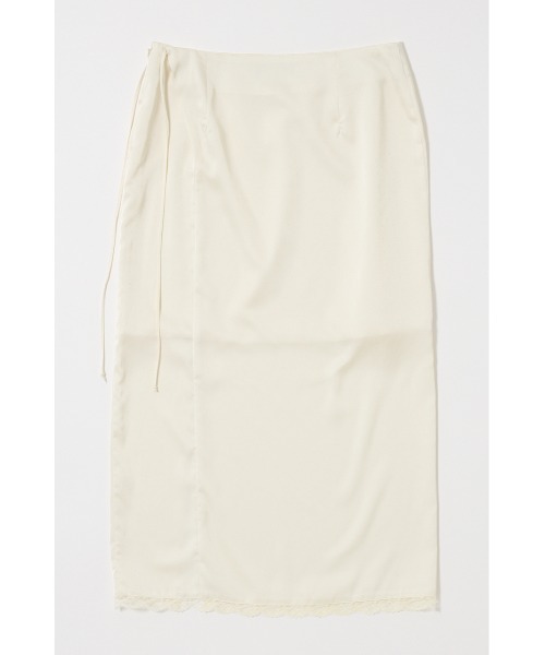 MOUSSY(マウジー)の「【25年AW新作】DOT SATIN スカート(スカート・レディース・オフホワイト/ブラック・1/2)」の9枚目の写真