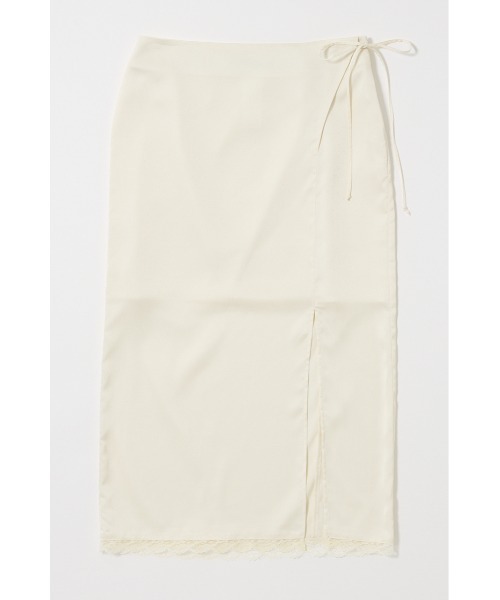 MOUSSY(マウジー)の「【25年AW新作】DOT SATIN スカート(スカート・レディース・オフホワイト/ブラック・1/2)」の10枚目の写真