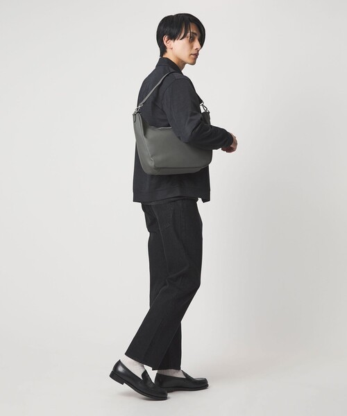 シボ レザーライク 2WAY ショルダーバッグ（ショルダーバッグ）｜green