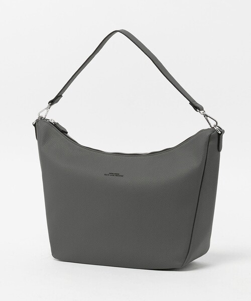 green label relaxing（グリーンレーベルリラクシング）の「シボ レザーライク 2WAY ショルダーバッグ（ショルダーバッグ・メンズ・ブラック/グレー系・FREE）」の6枚目の写真