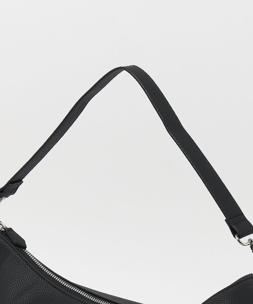 green label relaxing（グリーンレーベルリラクシング）の「シボ レザーライク 2WAY ショルダーバッグ（ショルダーバッグ・メンズ・ブラック/グレー系・FREE）」の17枚目の写真