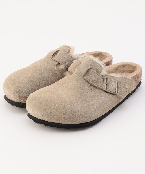 BIRKENSTOCK(ビルケンシュトック)の「BIRKENSTOCK/ビルケンシュトック 1028289 BOSTON SHEARLING【25.0-27.0cm】(サンダル・メンズ・ベージュ・40/41/42/39)」の1枚目の写真