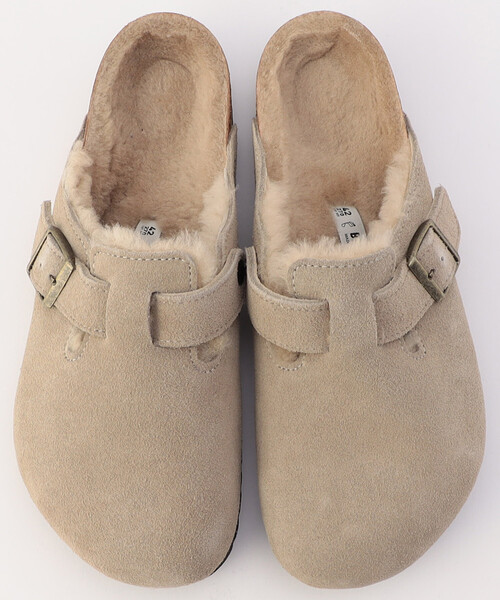 BIRKENSTOCK(ビルケンシュトック)の「BIRKENSTOCK/ビルケンシュトック 1028289 BOSTON SHEARLING【25.0-27.0cm】(サンダル・メンズ・ベージュ・40/41/42/39)」の2枚目の写真