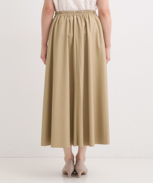 DRESKIP（ドレスキップ）の「【S-LL】大人の抜け感 合皮フレアスカート（スカート・レディース・ブラック/ベージュ・04/03/02/01）」の13枚目の写真