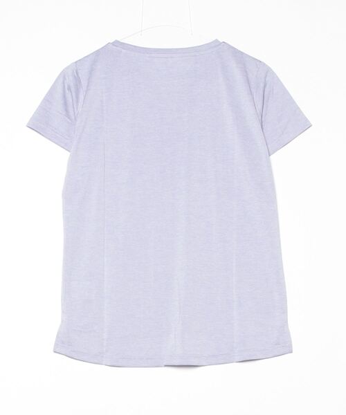 TIGORA（ティゴラ）の「ティゴラ TIGORA ドライグラフィックTシャツ（Tシャツ/カットソー・レディース・ライラック/ライトグレー・S/M/L/XL）」の3枚目の写真