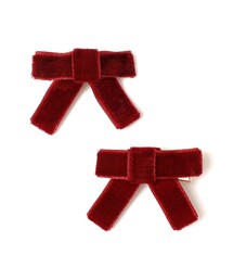 SHIPS（シップス）の「SHIPS KIDS: ベロア ミニ リボン ヘアピン セット（ヘアピン）」