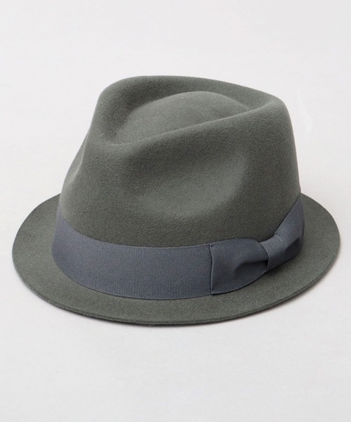 ショート フラットブリム フェルト 中折れハット（ハット）｜ReqHatter