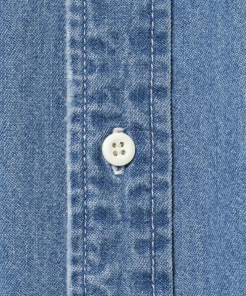 studio CLIP（スタディオクリップ）の「《ウタオ》ダンガリーシャツ（シャツ/ブラウス・レディース・グレー/ライトブルー・FREE）」の21枚目の写真