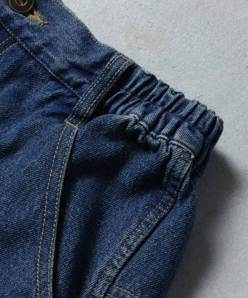 soulberry（ソウルベリー）の「はぎはぎパネるデニム（デニムパンツ・レディース・ブルー・M/4L/3L/LL/L）」の11枚目の写真