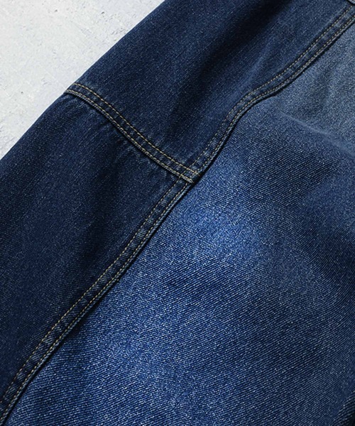 soulberry（ソウルベリー）の「はぎはぎパネるデニム（デニムパンツ・レディース・ブルー・M/4L/3L/LL/L）」の17枚目の写真