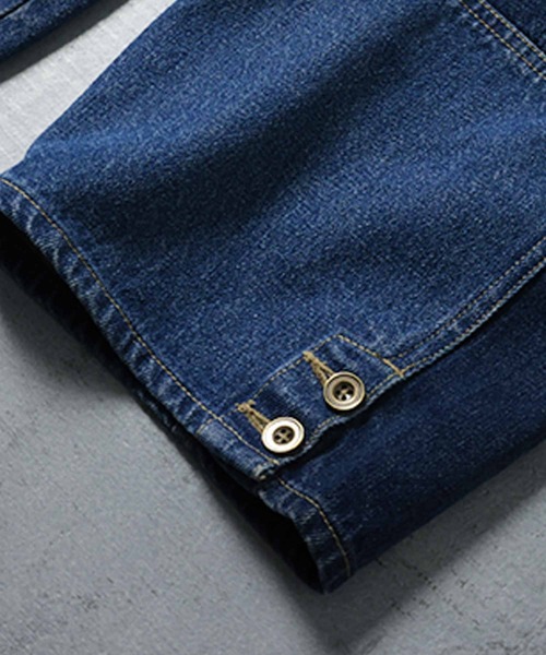 soulberry（ソウルベリー）の「はぎはぎパネるデニム（デニムパンツ・レディース・ブルー・M/4L/3L/LL/L）」の16枚目の写真