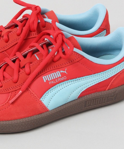 PUMA(プーマ)の「【PUMA】PALERMO POP/608388(スニーカー・レディース・グレー/レッド・MEDIUM/LARGE)」の7枚目の写真