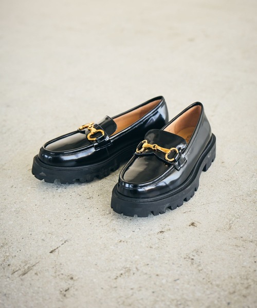 studio CLIP（スタディオクリップ）の「【ARTESANOS】BIT LOAFER（ローファー・レディース・ブラック・MEDIUM/LARGE）」の2枚目の写真