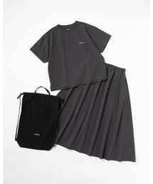 THOUSAND MILE（サウザンドマイル）の「[L's]SHORT SLEEVE T-SHIRT & SKIRT SET NY/PU/ショートスリーブTシャツ＆スカートセット（セットアップ）」