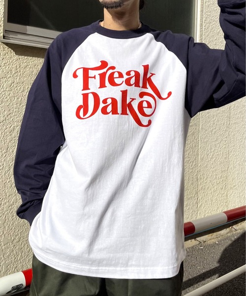 DOUBLE STEAL(ダブルスティール)の「FREAK DAKE ラグランロンT(Tシャツ/カットソー・メンズ・バーガンディー/ブラック/ネイビー・MEDIUM/X-LARGE/LARGE)」の5枚目の写真