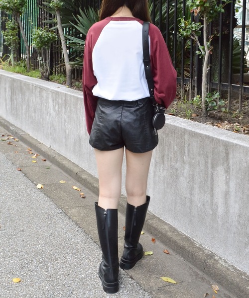 DOUBLE STEAL(ダブルスティール)の「FREAK DAKE ラグランロンT(Tシャツ/カットソー・メンズ・バーガンディー/ブラック/ネイビー・MEDIUM/X-LARGE/LARGE)」の20枚目の写真