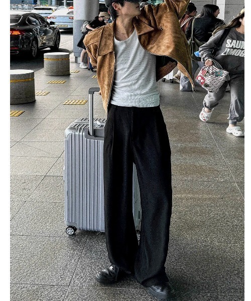 COSYHARU（コシハル）の「ピュリフェイクスエードジャケット（ブルゾン・メンズ・キャメル・FREE）」の5枚目の写真