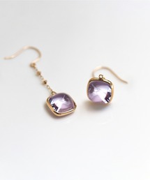 ゴールド ルナチェーン ピアス | K10YG（ピアス（両耳用））｜cui-cui