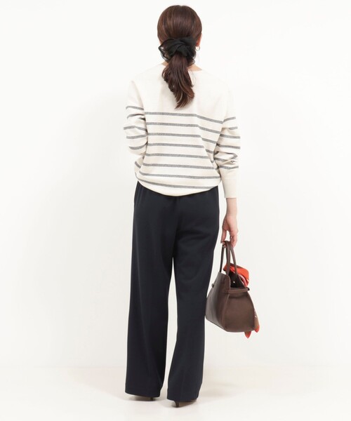 MICO COULIER（ミコクリエ）の「《セットアップ対応》ハイストレッチジョーゼットパンツ（その他パンツ・レディース・グレー系その他/ネイビー/チャコールグレー・38/36）」の15枚目の写真