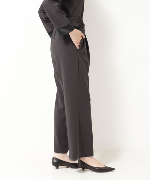MICO COULIER（ミコクリエ）の「《セットアップ対応》ハイストレッチジョーゼットパンツ（その他パンツ・レディース・グレー系その他/ネイビー/チャコールグレー・38/36）」の13枚目の写真