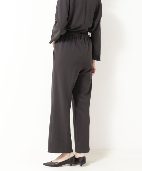 MICO COULIER（ミコクリエ）の「《セットアップ対応》ハイストレッチジョーゼットパンツ（その他パンツ・レディース・グレー系その他/ネイビー/チャコールグレー・38/36）」の6枚目の写真