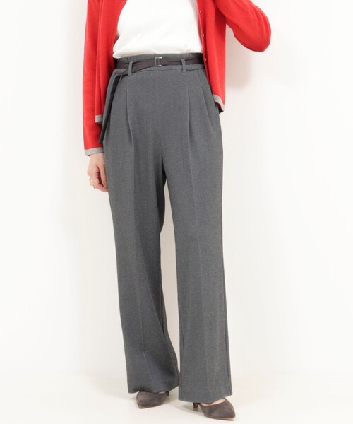 MICO COULIER（ミコクリエ）の「《セットアップ対応》ハイストレッチジョーゼットパンツ（その他パンツ・レディース・グレー系その他/ネイビー/チャコールグレー・38/36）」の14枚目の写真