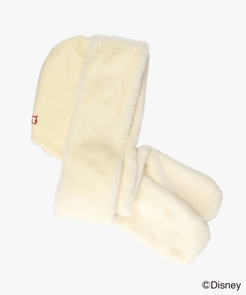 OVERRIDE（オーバーライド）の「OVERRIDE / VILLAINS / REV FAKEFUR HOOD / オーバーライド（ハット・レディース・ホワイト/ブラック・57~59cm）」の4枚目の写真