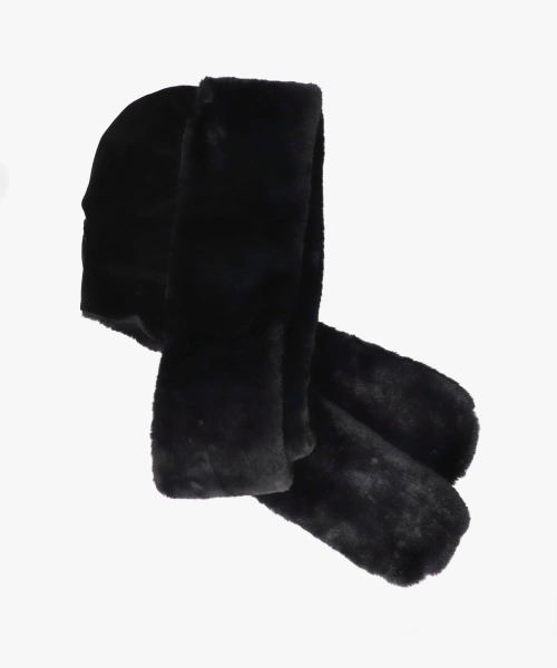 OVERRIDE（オーバーライド）の「OVERRIDE / VILLAINS / REV FAKEFUR HOOD / オーバーライド（ハット・レディース・ホワイト/ブラック・57~59cm）」の12枚目の写真