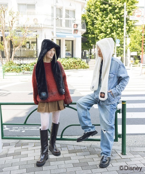 OVERRIDE（オーバーライド）の「OVERRIDE / VILLAINS / REV FAKEFUR HOOD / オーバーライド（ハット・レディース・ホワイト/ブラック・57~59cm）」の20枚目の写真