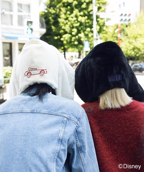 OVERRIDE（オーバーライド）の「OVERRIDE / VILLAINS / REV FAKEFUR HOOD / オーバーライド（ハット・レディース・ホワイト/ブラック・57~59cm）」の21枚目の写真