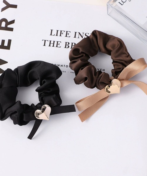 セール】ハートリボンヘアゴム/ヘアアクセ(RO)（ヘアゴム）｜WARAIJOGO
