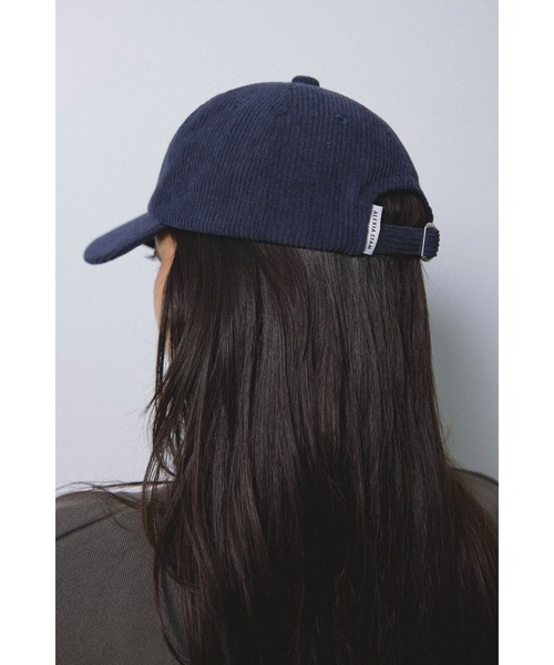 ALEXIA STAM(アリシアスタン)の「Corduroy Cap/ コーデュロイ ロゴキャップ(キャップ・レディース・ネイビー/レッド/ブラック/アイボリー・FREE)」の18枚目の写真