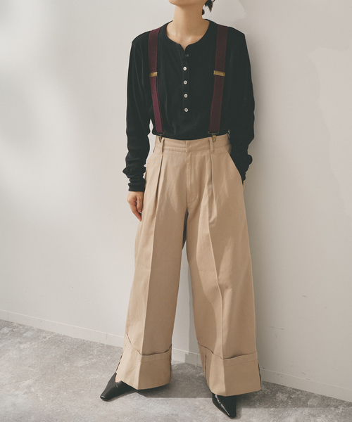 セール】Higuchi*S サスペンダーツキチノパン（チノパンツ）｜Spick