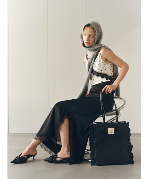 FRAY I.D(フレイアイディー)の「【LeSportsac× FRAY I.D】RF VERTICAL CITY TOTE(ハンドバッグ・レディース・ブラック・F)」の3枚目の写真