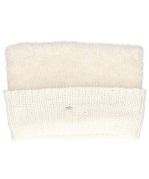 FILA（フィラ）の「FILA（フィラ）ねこ耳ニット帽/ニットワッチ/ニットキャップ レディース メンズ  ユニセックス（ニットキャップ/ビーニー・レディース・ホワイト/ブラック・FREE）」の4枚目の写真