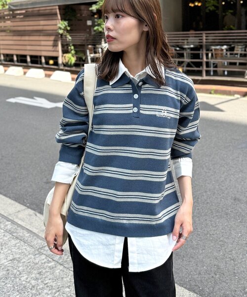 ASUKA's企画】フェイクレイヤードポロ（ニット/セーター）｜CPCM