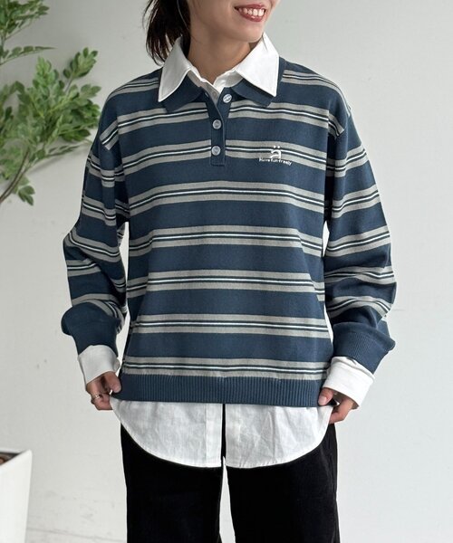 ASUKA's企画】フェイクレイヤードポロ（ニット/セーター）｜CPCM