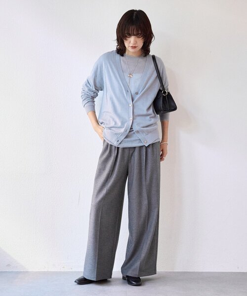 RIVE DROITE（リヴドロワ）の「【収納力抜群】2wayハンドルバッグ（ハンドバッグ・レディース・ブラック/グレイッシュベージュ・FREE）」の11枚目の写真