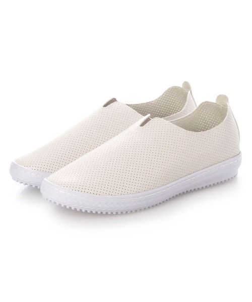 enchanted（エンチャンテッド）の「MELLOW【魔法の靴】パンチングメッシュソフトバブーシュ（スニーカー・レディース・ネイビー/プラチナム/ブラック/アイボリー/シルバー・22.5/23/23.5/24/24.5/25/25.5）」の19枚目の写真