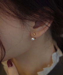 【436580】クラシックパールピアス/ペア(RZ)