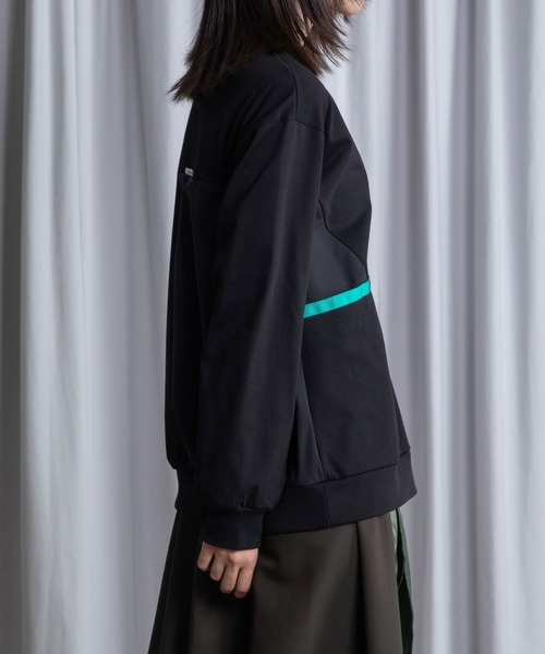 MARECHAL TERRE（マルシャルテル）の「ポケットデザインコンビネーショントップス（Tシャツ/カットソー・レディース・ブラック系その他/サンドベージュ/ホワイト系その他/ベージュ系その他/ブラック・MEDIUM）」の20枚目の写真