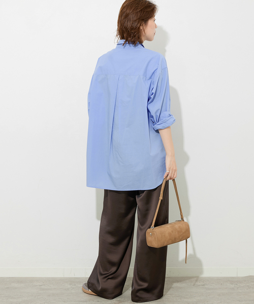 JOURNAL STANDARD relume(ジャーナルスタンダード レリューム)の「《追加2》サテンベイカーパンツ(その他パンツ・レディース・ブラック系その他/ブラウン・36/38)」の16枚目の写真