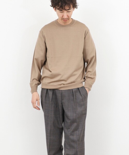 NOLLEY’S（ノーリーズ）の「ウォッシャブル クルーネックニット 25AW（ニット/セーター・メンズ・ロイヤルブルー/ネイビー/ベージュ/ブラック・M/L/S）」の13枚目の写真