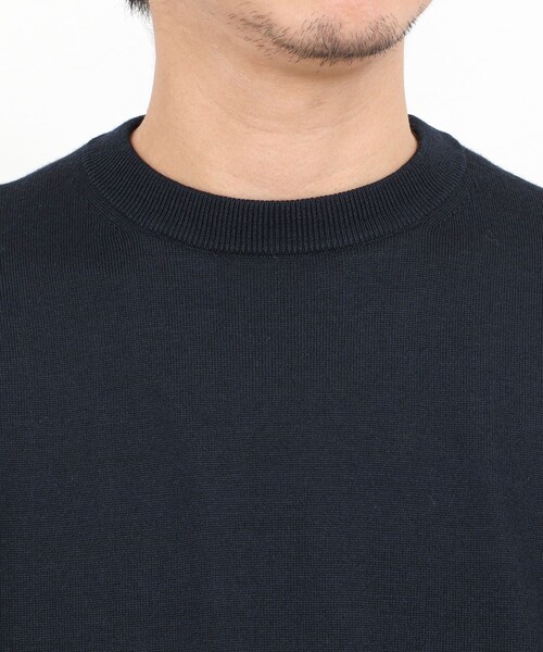 NOLLEY’S（ノーリーズ）の「ウォッシャブル クルーネックニット 25AW（ニット/セーター・メンズ・ロイヤルブルー/ネイビー/ベージュ/ブラック・M/L/S）」の18枚目の写真