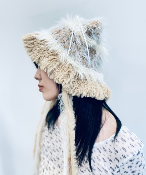 Y2K】クラゲビーニー（ニットキャップ/ビーニー）｜Y2K SYNAPSE