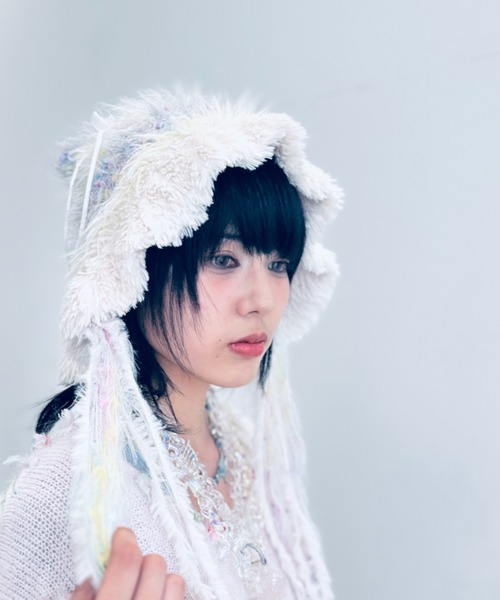 Y2K】クラゲビーニー（ニットキャップ/ビーニー）｜Y2K SYNAPSE