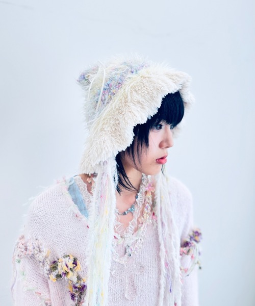 Y2K】クラゲビーニー（ニットキャップ/ビーニー）｜Y2K SYNAPSE