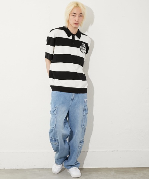 BOY LONDON(ボーイロンドン)の「【BOY LONDON】COLLEGE BORDER POLO SHIRT(ポロシャツ・メンズ・ブラック・MEDIUM/LARGE/X-LARGE)」の3枚目の写真